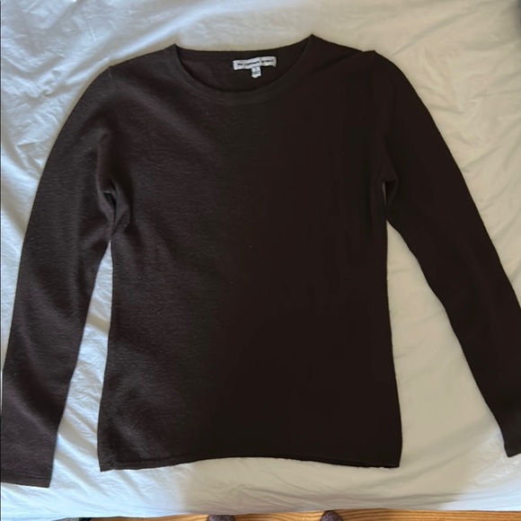 THE CASHMERE PROJECT Long Sleeve Cashmere Sweater in Brown SMALL - Picture 1 of 4